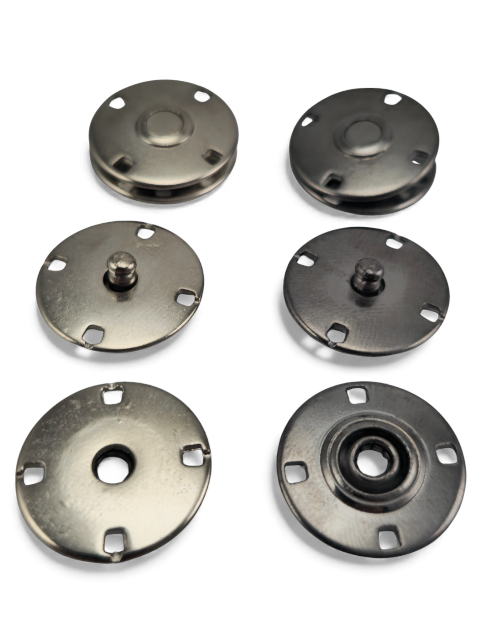 4 Prong Snap Fastener with Cover – Sewn Snap Fastener 4 Prong Snap Fastener with Cover – Sewn Snap Fastener