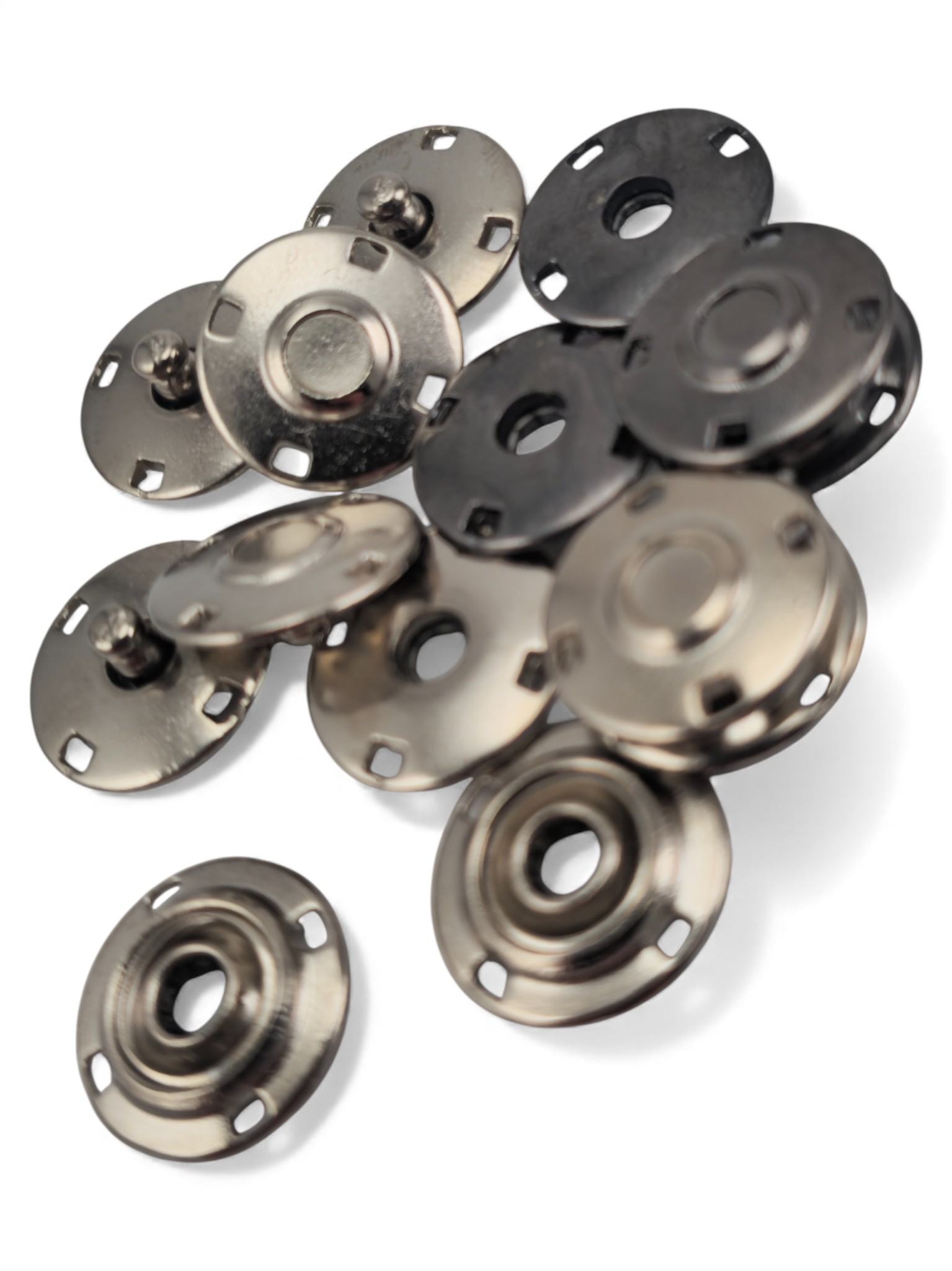 4 Prong Snap Fastener with Cover – Sewn Snap Fastener