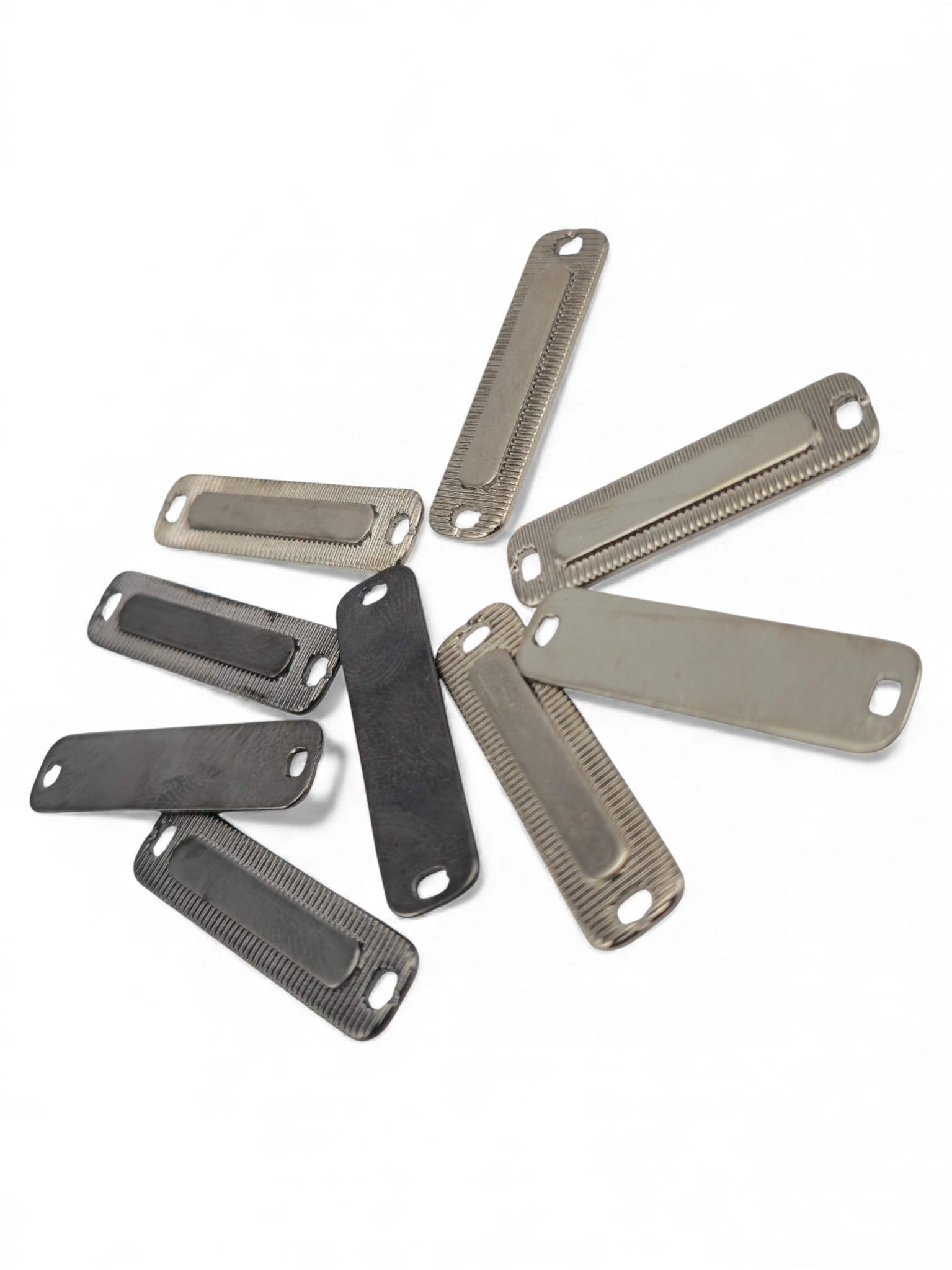 Serrated Metal Plate 29.6 mm x 7.7 mm