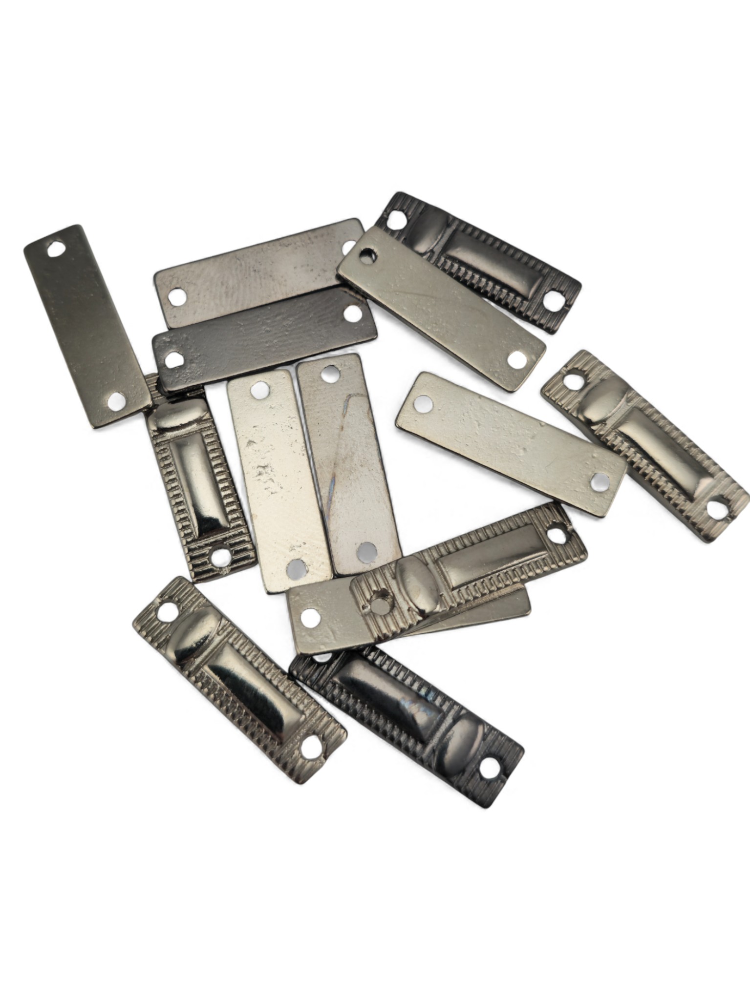 Serrated Frame Metal Connection Plate – 2 Hole Metal Plate 21.5 mm x 6.4 mm