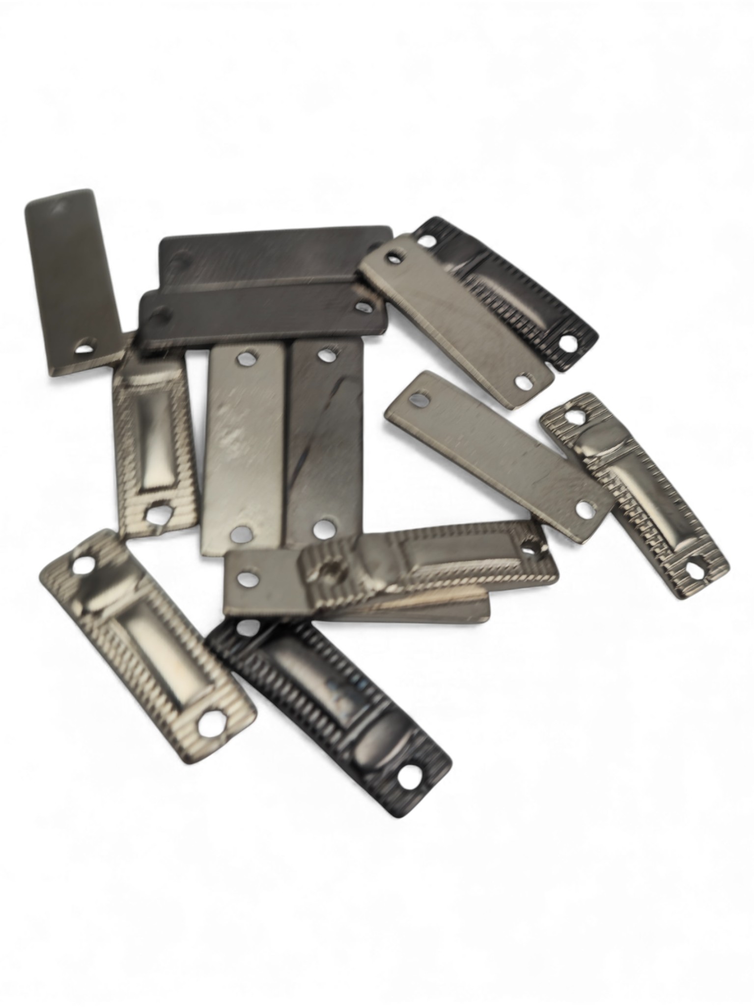 Serrated Frame Metal Connection Plate – 2 Hole Metal Plate 21.5 mm x 6.4 mm