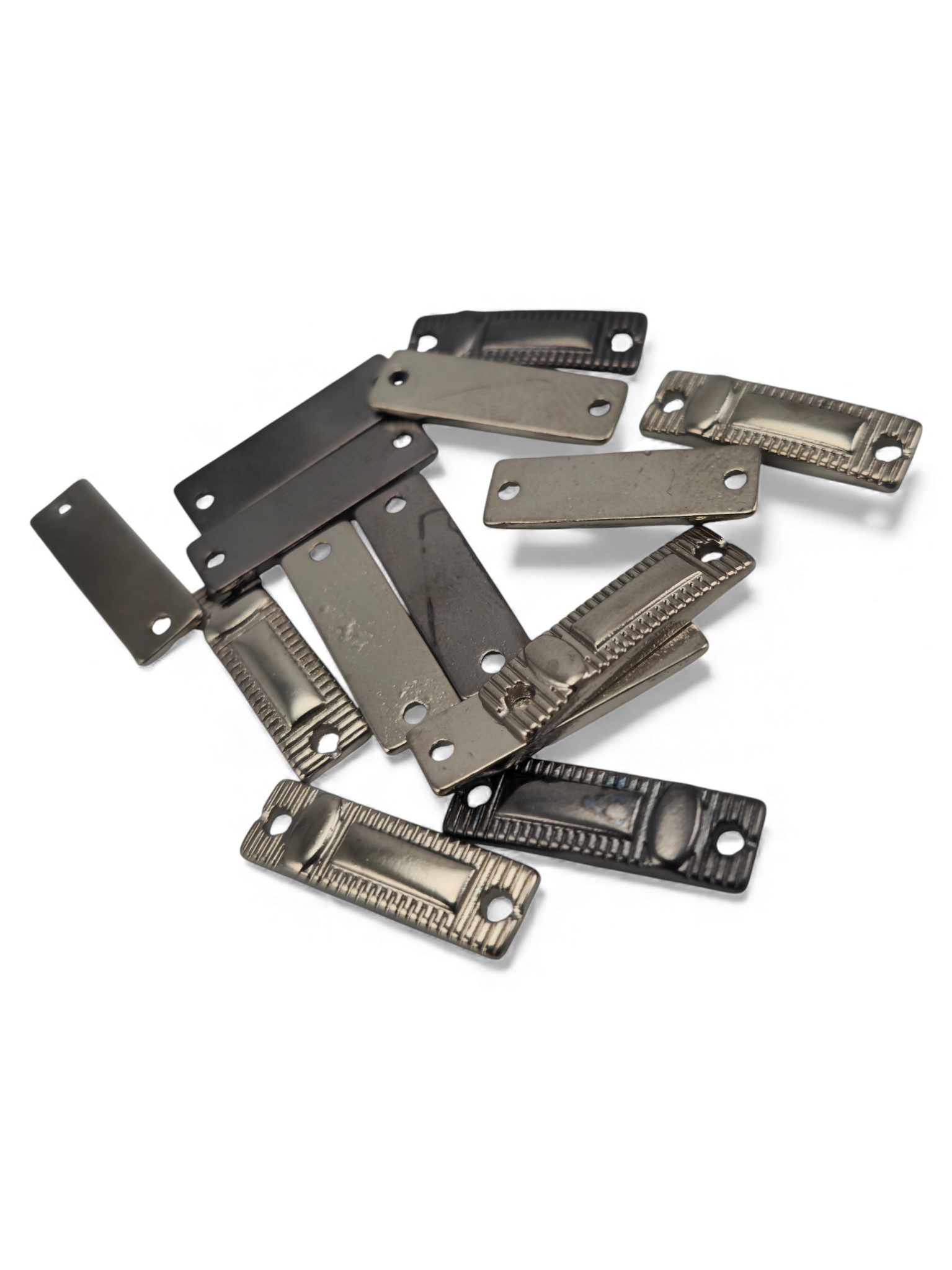 Serrated Frame Metal Connection Plate – 2 Hole Metal Plate 21.5 mm x 6.4 mm