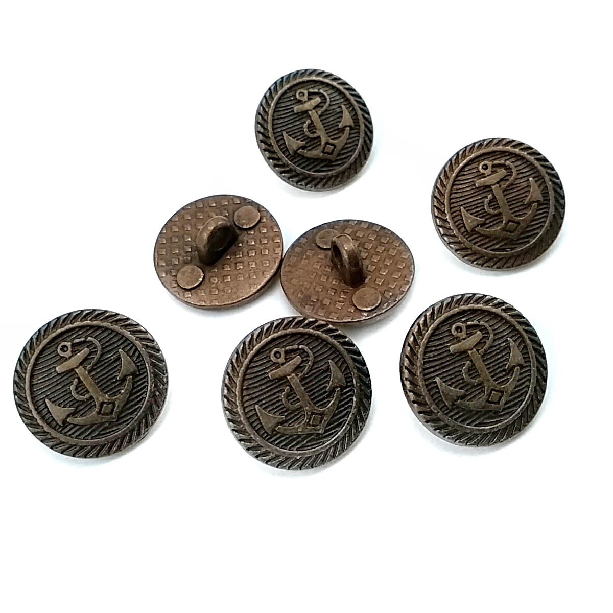 15 mm Ayaklı Düğme ön ve detay görünümü
