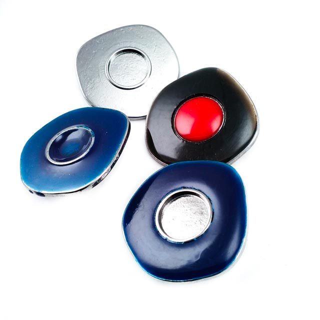 Enamel Large Size Coat Button 30 mm - 46 L  Jacket Button B 56