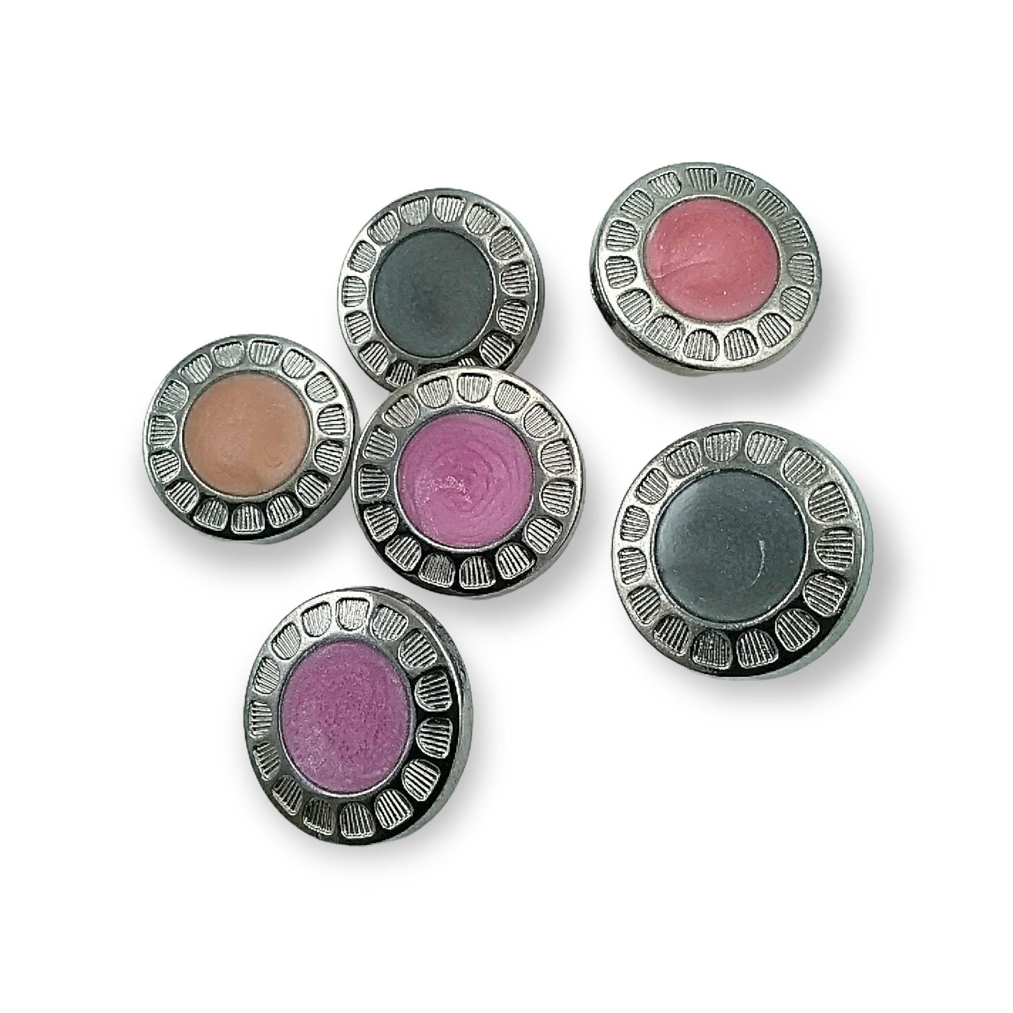 Enamel Shank Button 27 mm - 48 L Zamak Metal Edge Pattern B 75 Enamel Shank Button 27 mm - 48 L Zamak Metal Edge Pattern B 75