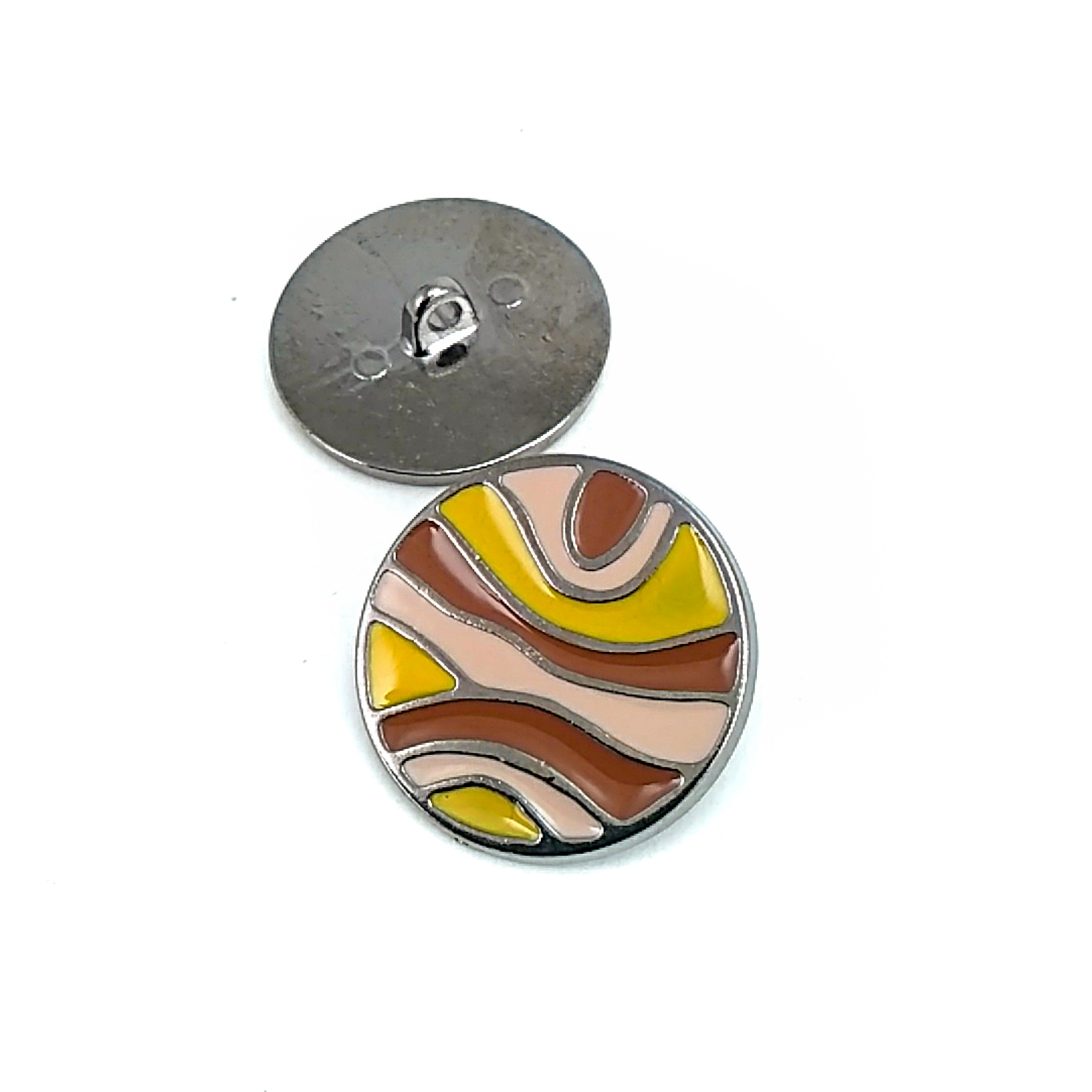 Coat and Outdoor Wear Button Metal Color Combination 28 mm 44 L B 83 MN V1