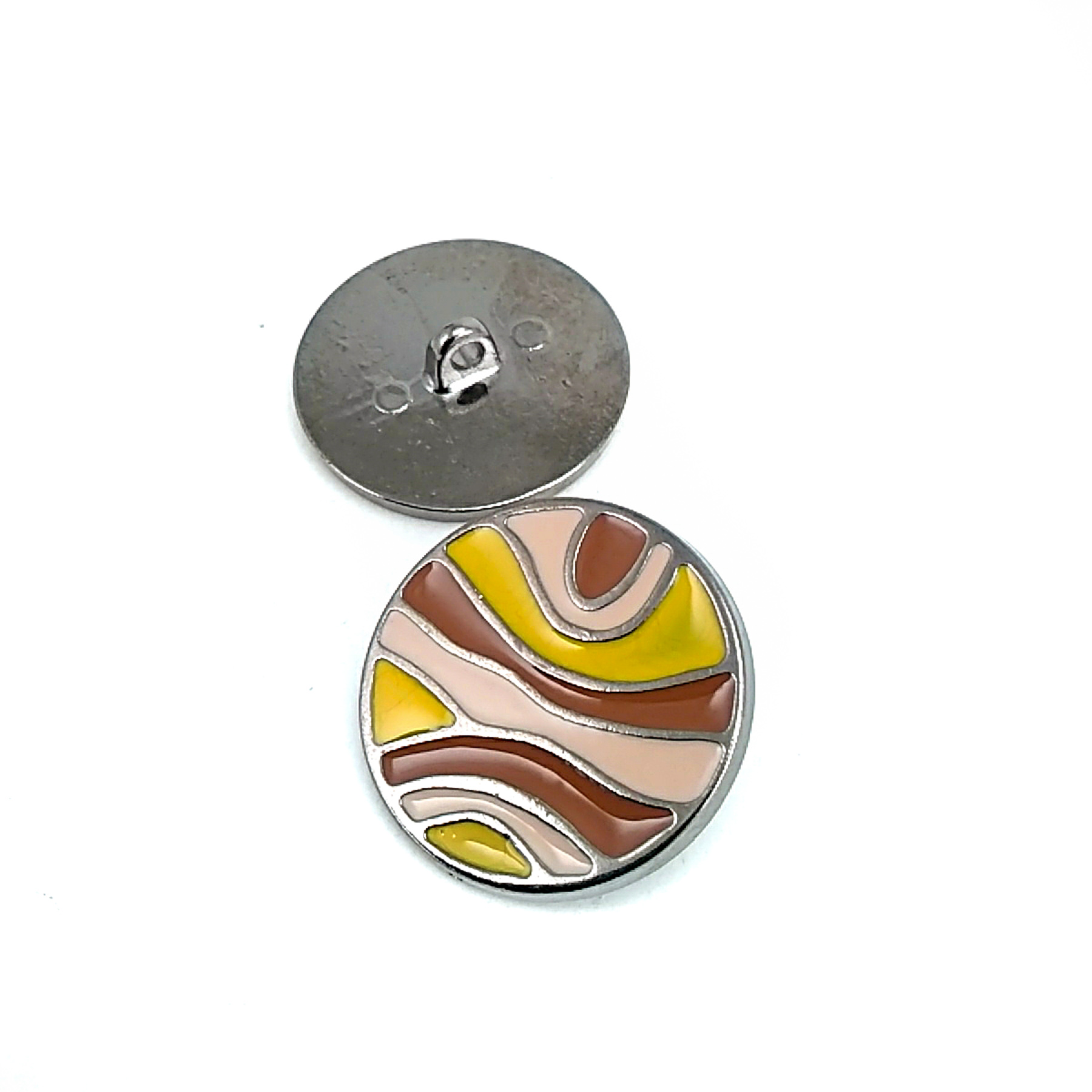 Coat and Outdoor Wear Button Metal Color Combination 28 mm 44 L B 83 MN V1