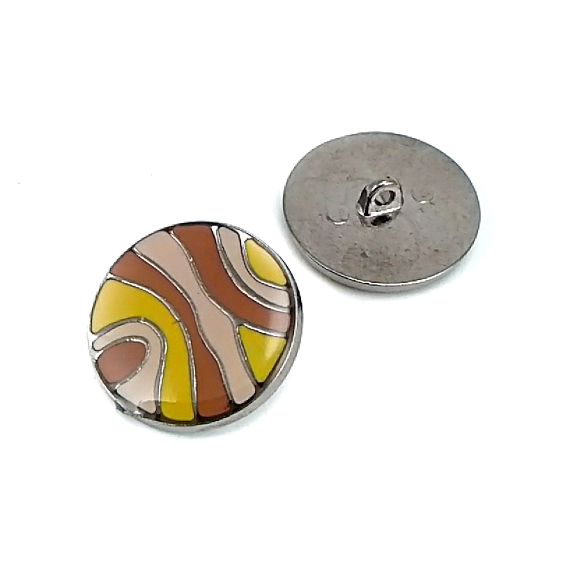 Coat and Outdoor Wear Button Metal Color Combination 28 mm 44 L B 83 MN V2