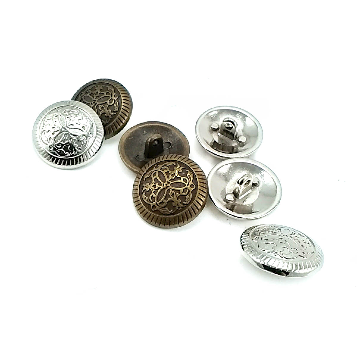 22 mm Shank Button front and detail view