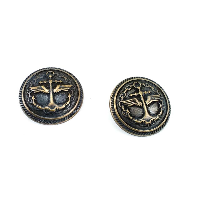 23 mm Shank Button front and detail view