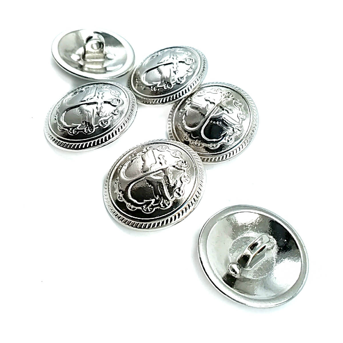 23 mm Shank Button front and detail view