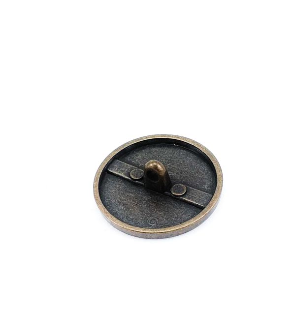 28 mm Enamel / Colored Shank Button front and detail view