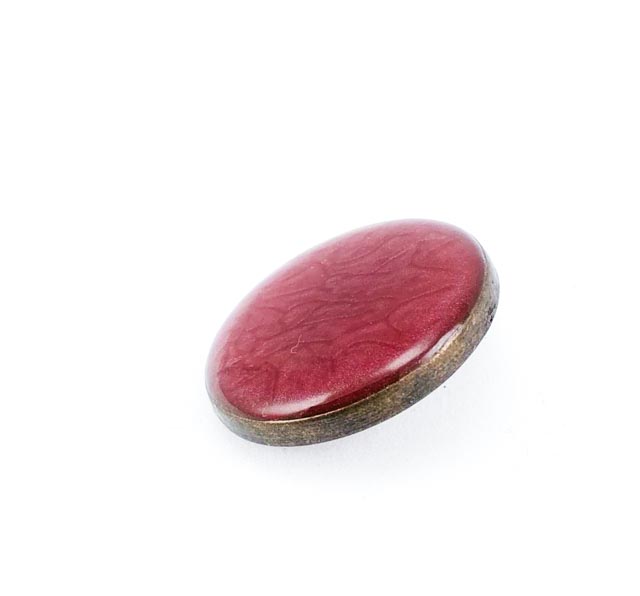 28 mm Enamel / Colored Shank Button front and detail view