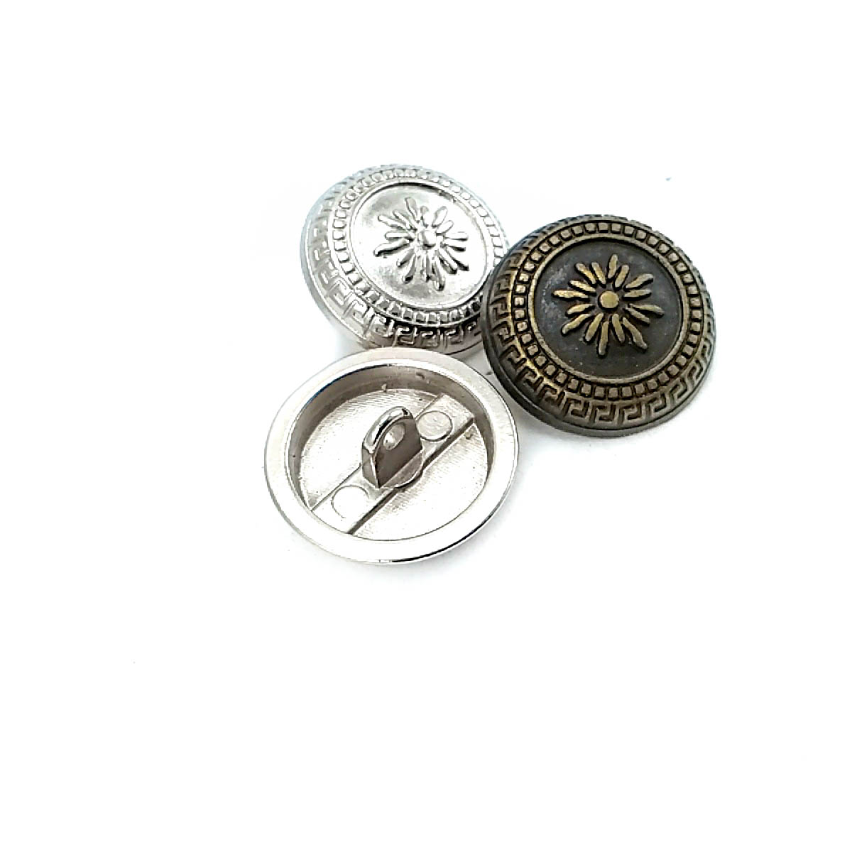 Women's Jacket Button Floral Embroidered Shank Button 21 mm - 32 L E 1055