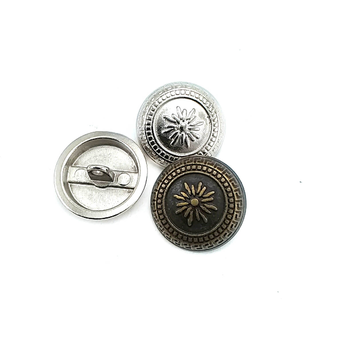 Women's Jacket Button Floral Embroidered Shank Button 21 mm - 32 L E 1055