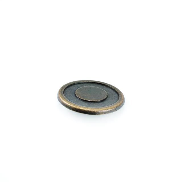 33 mm Enamel / Colored Shank Button front and detail view