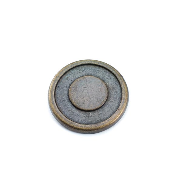 33 mm Enamel / Colored Shank Button front and detail view