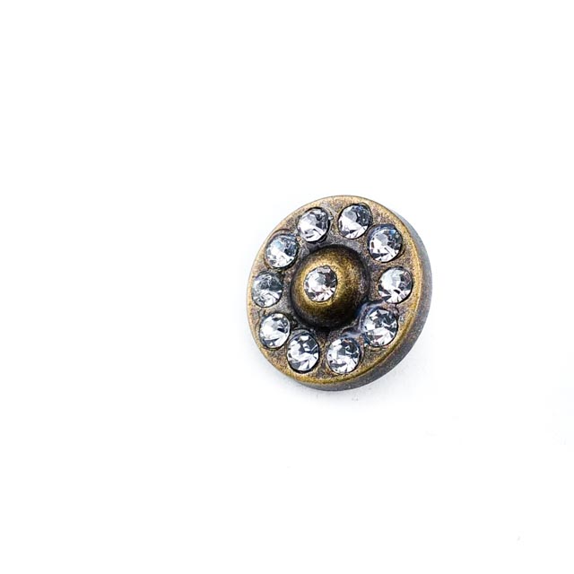 17 mm Taşlı / Kristal Detay Ayaklı Düğme ürün görseli 17 mm Taşlı / Kristal Detay Ayaklı Düğme ön ve detay görünümü