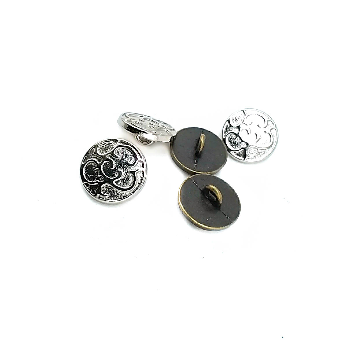 14 mm Shank Button front and detail view