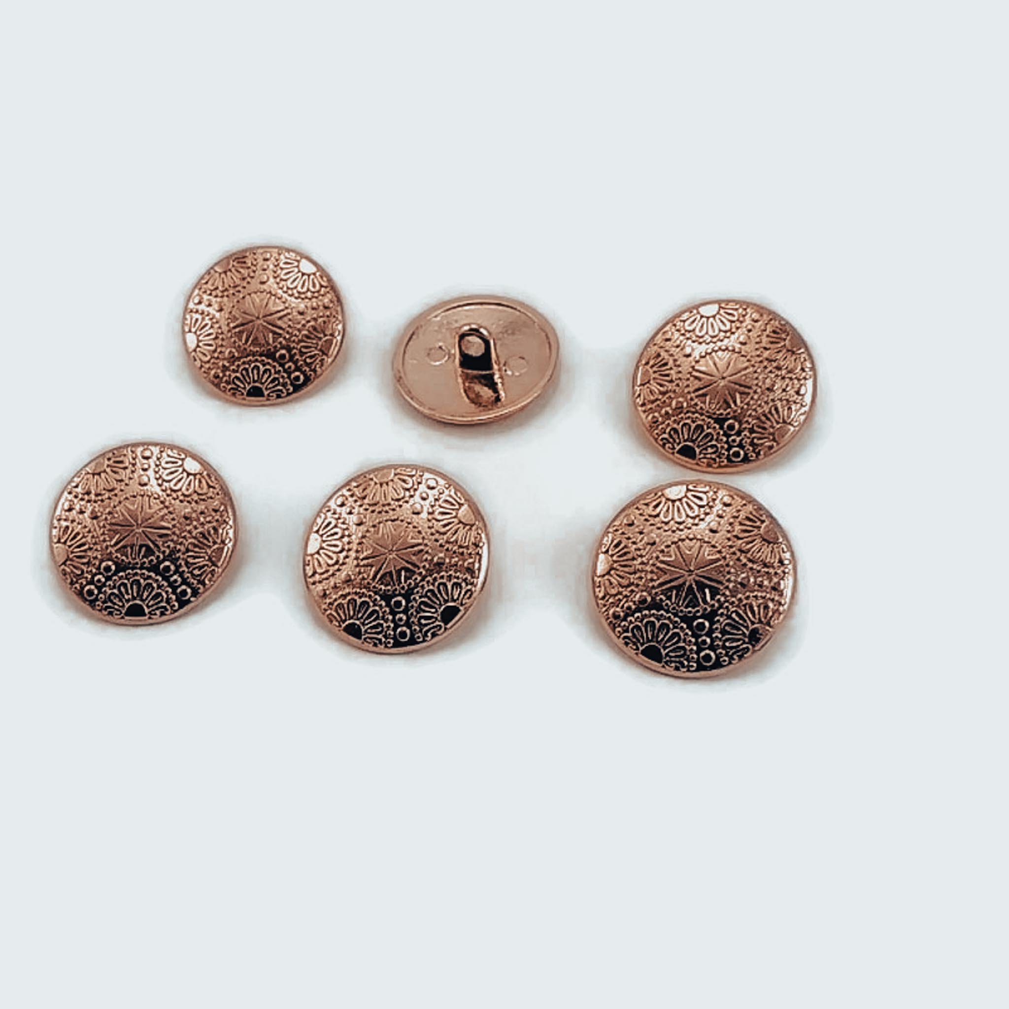 20 mm - 32 L Blazer Jacket Button (Set of 6) Motif  Patterned