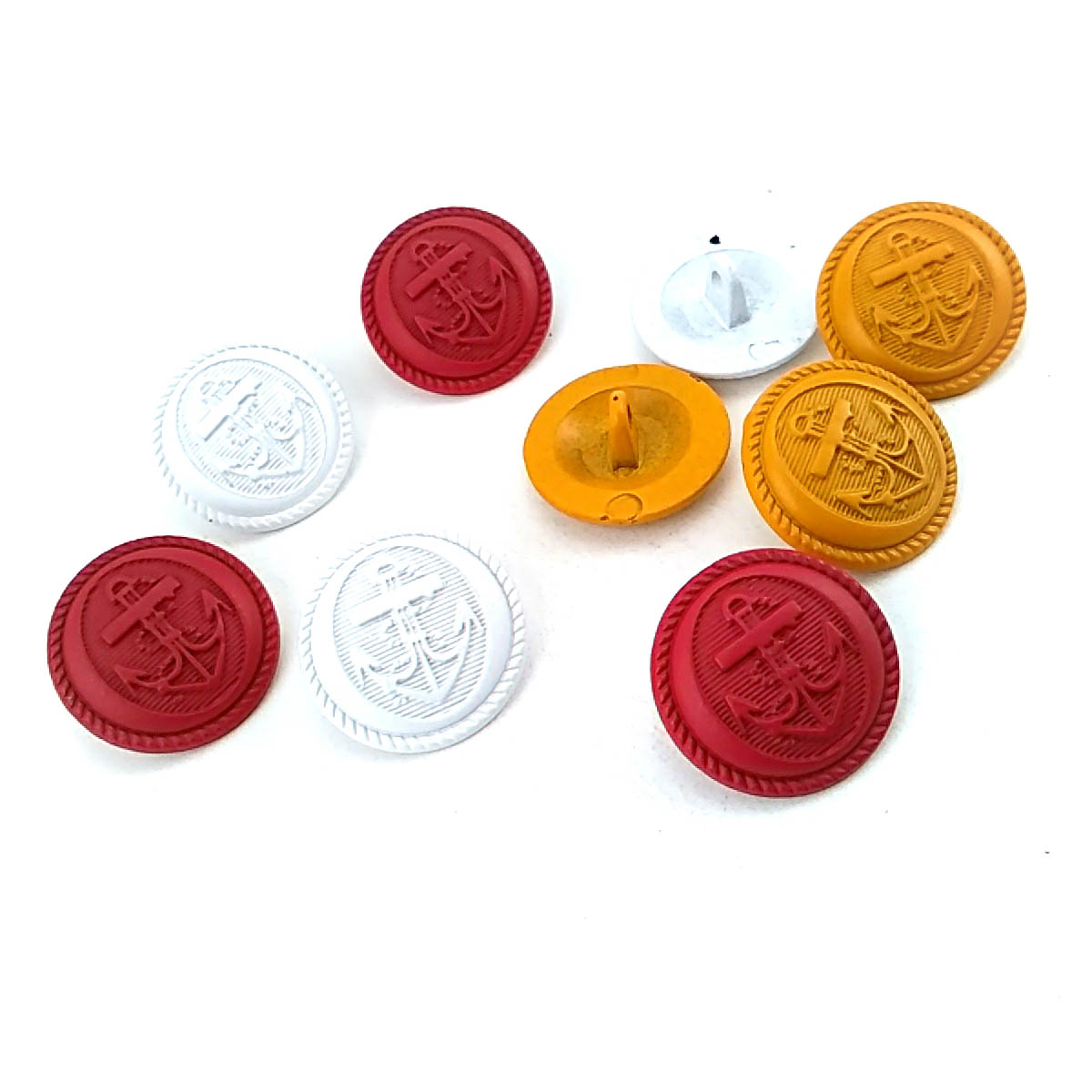 Mineli Çapa Tasarımlı Ayaklı Ceket Düğmesi 18 mm - 29 boy E 1151 MN