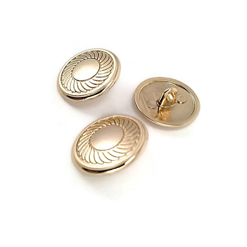 Blazer Jacket Coat and Cardigan Metal Button Swirl Pattern 20 mm - 32 L E 117