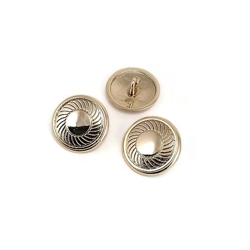 Blazer Jacket Coat and Cardigan Metal Button Swirl Pattern 20 mm - 32 L E 117