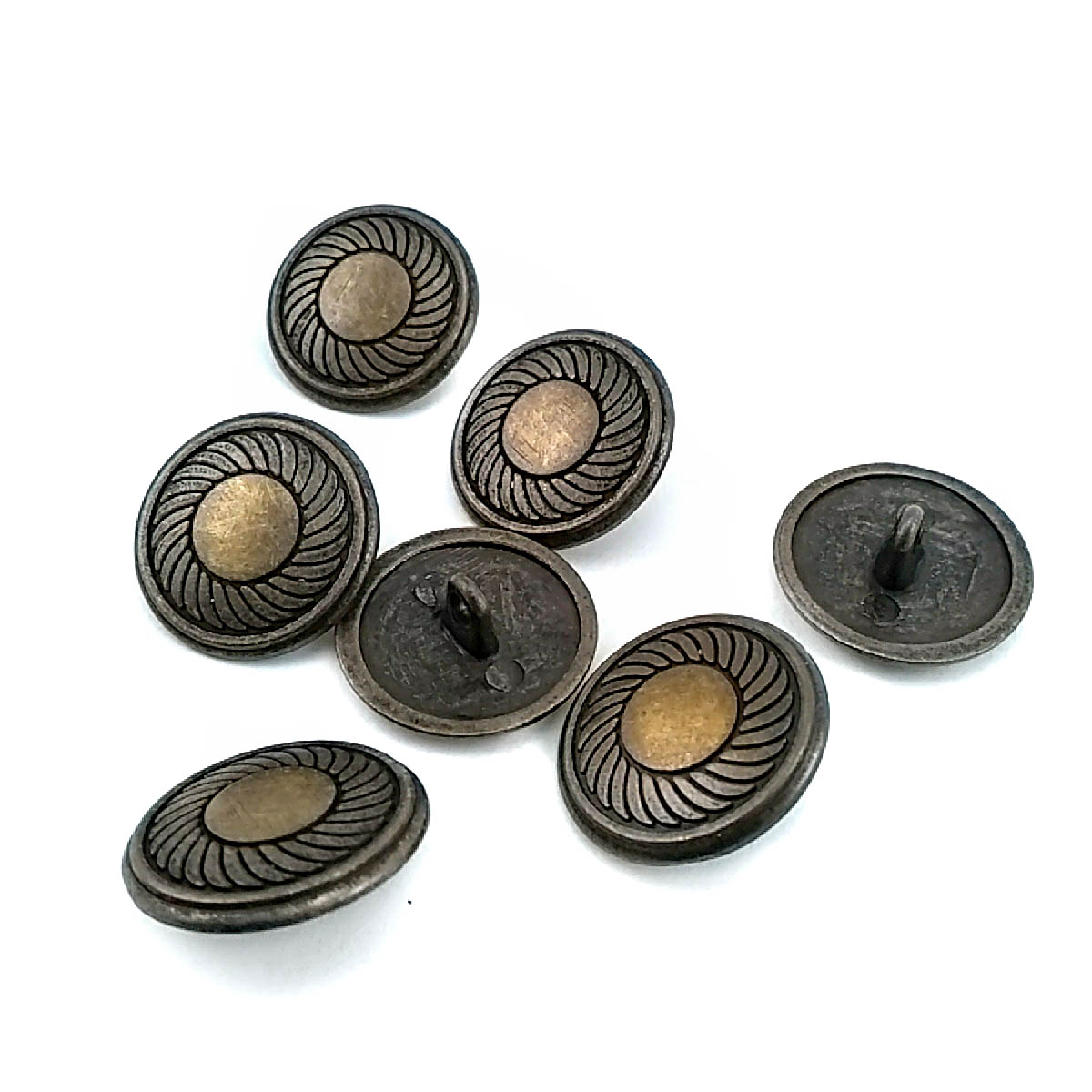 Blazer Jacket Coat and Cardigan Metal Button Swirl Pattern 20 mm - 32 L E 117
