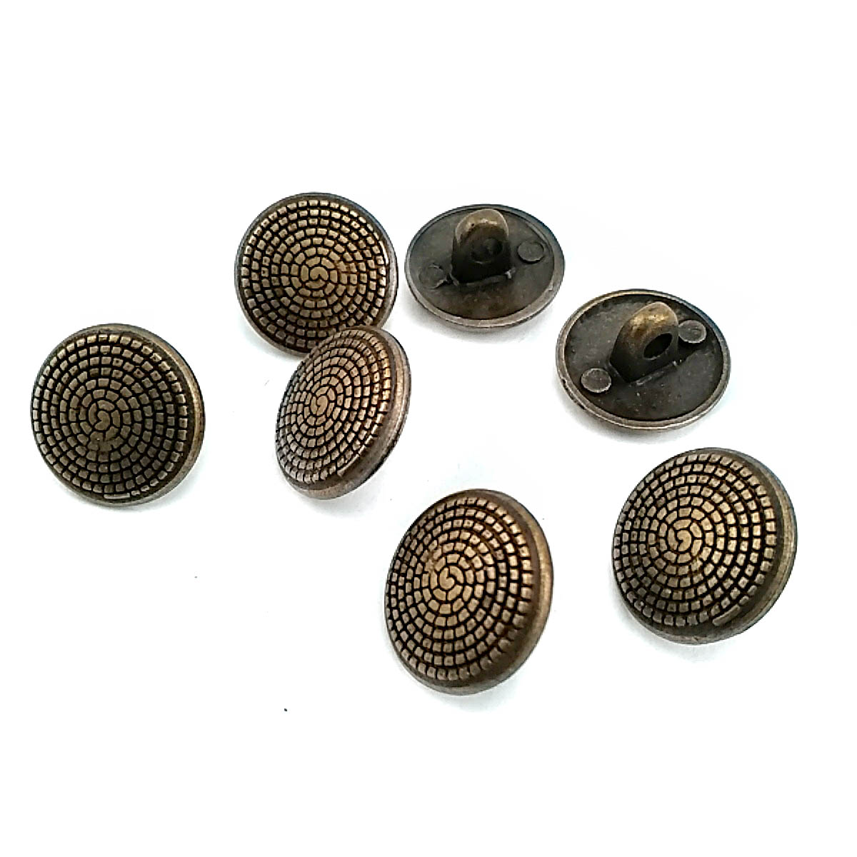 Shank Button 15 mm - 24 L Spiral Pattern E 120 Shank Button 15 mm - 24 L Spiral Pattern E 120