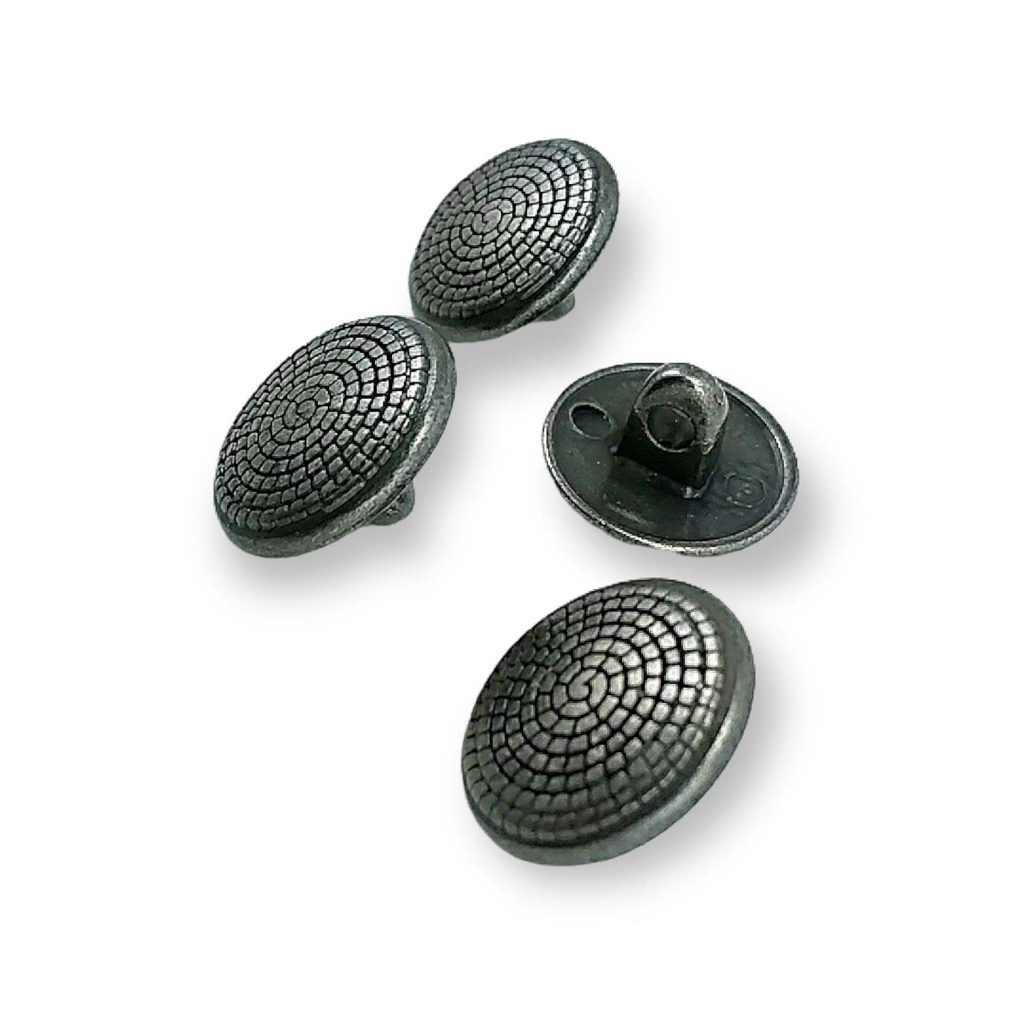 Shank Button 15 mm - 24 L Spiral Pattern E 120 Shank Button 15 mm - 24 L Spiral Pattern E 120