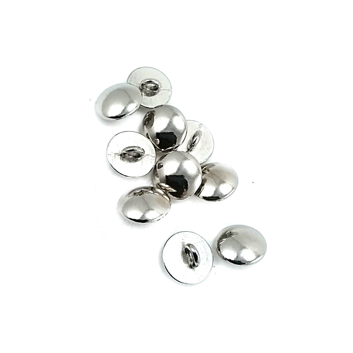12 mm - 19 size Half Sphere Design Metal Foot Button
