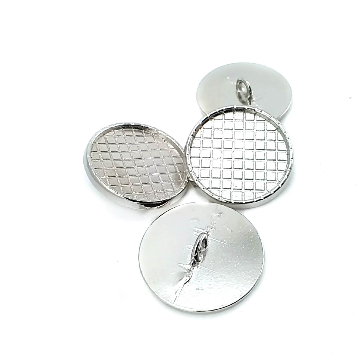 Mineli Ayaklı Düğme 25 mm 40 Boy Metal Mont ve Ceket Düğmesi E 1244