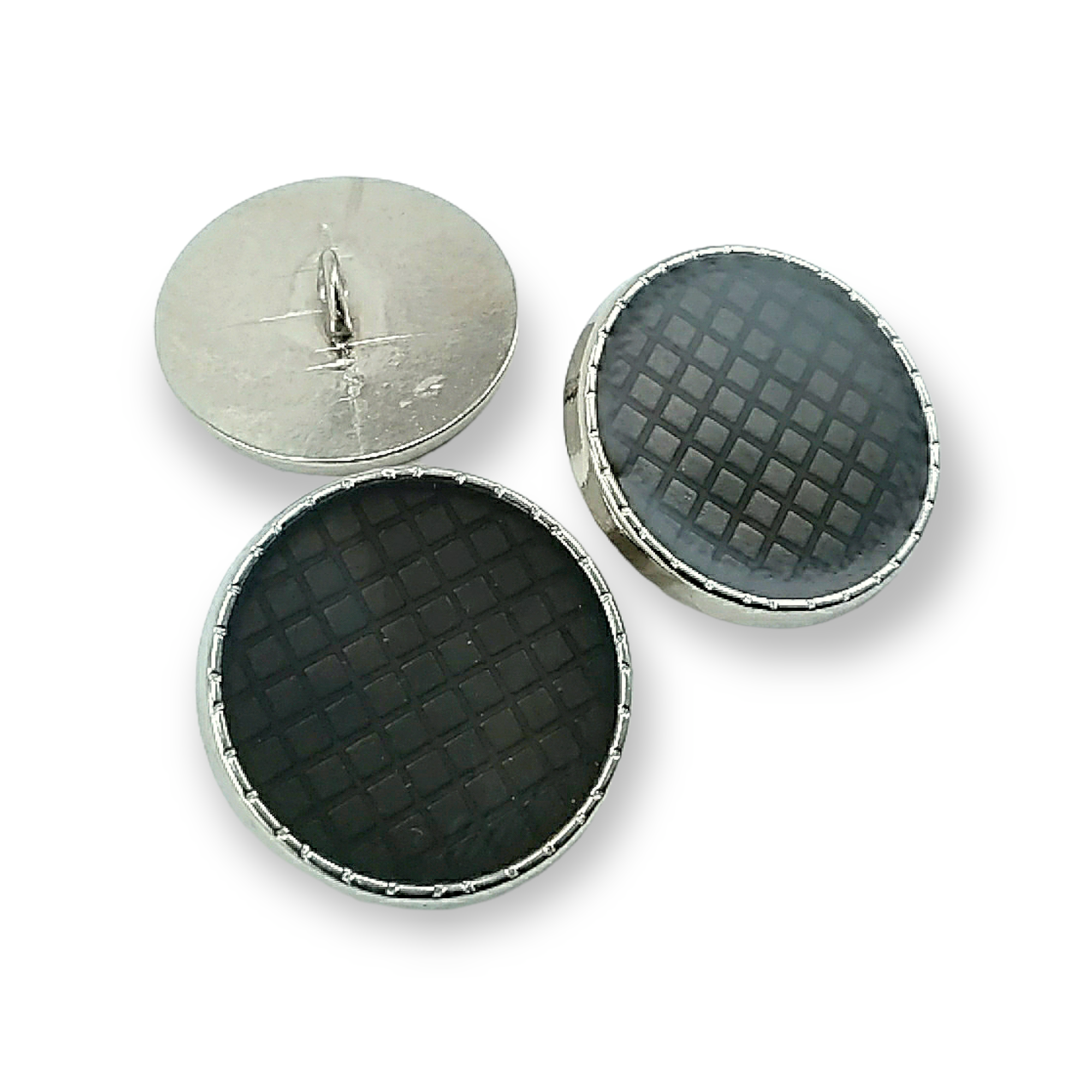 Mineli Ayaklı Düğme 25 mm 40 Boy Metal Mont ve Ceket Düğmesi E 1244