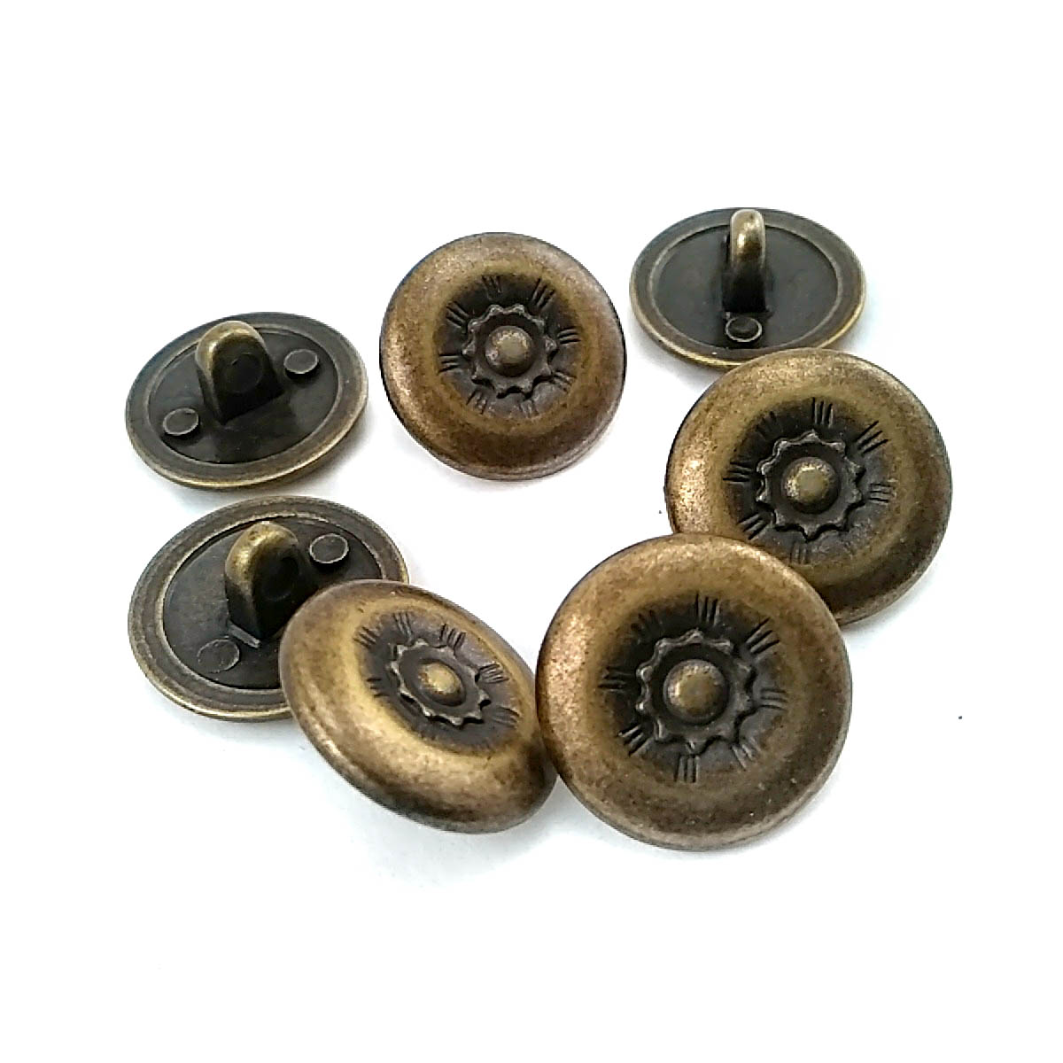 17.5 mm Sew-Through Button product image 17.5 mm Sew-Through Button front and detail view