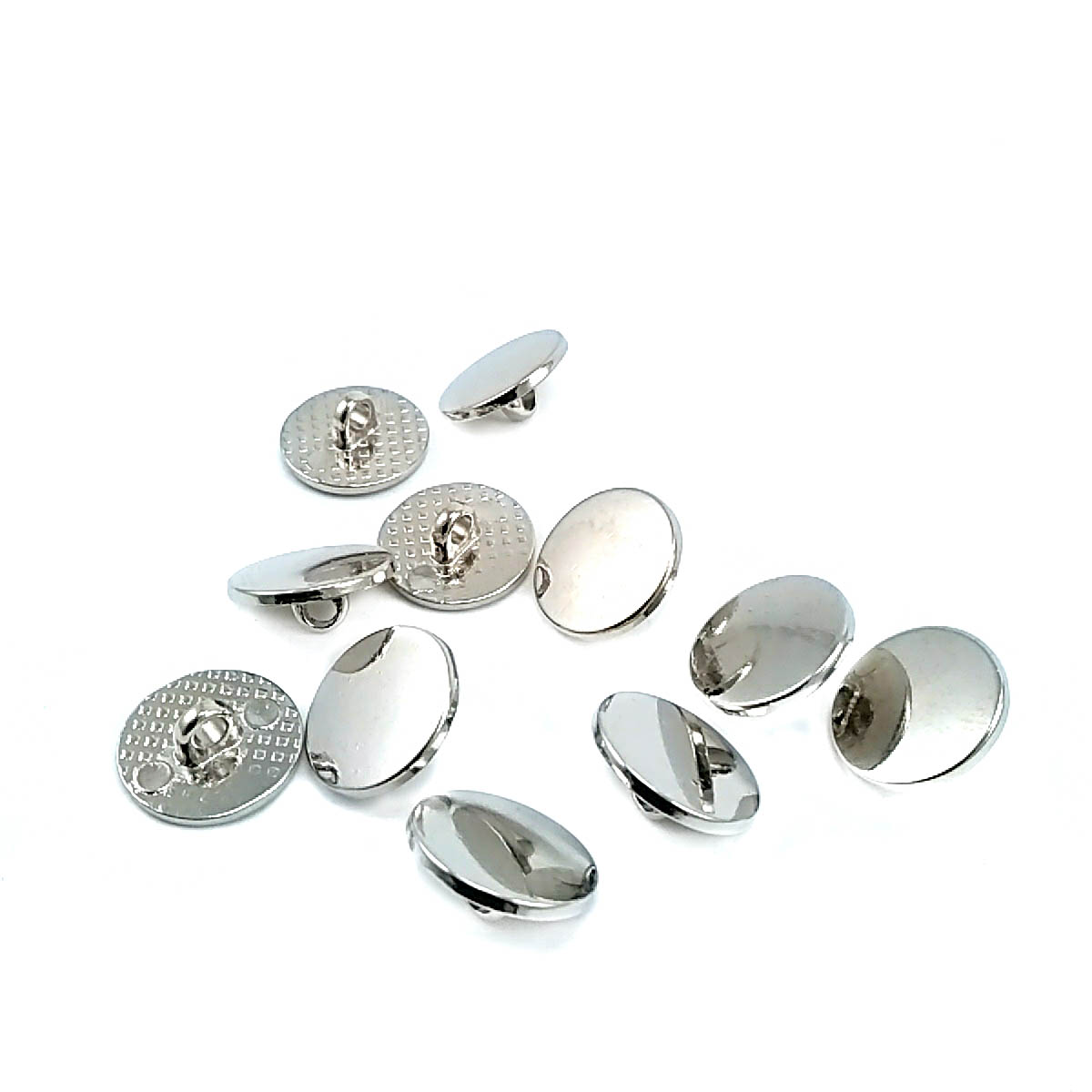15 mm - 24 size Flat Foot Metal Button