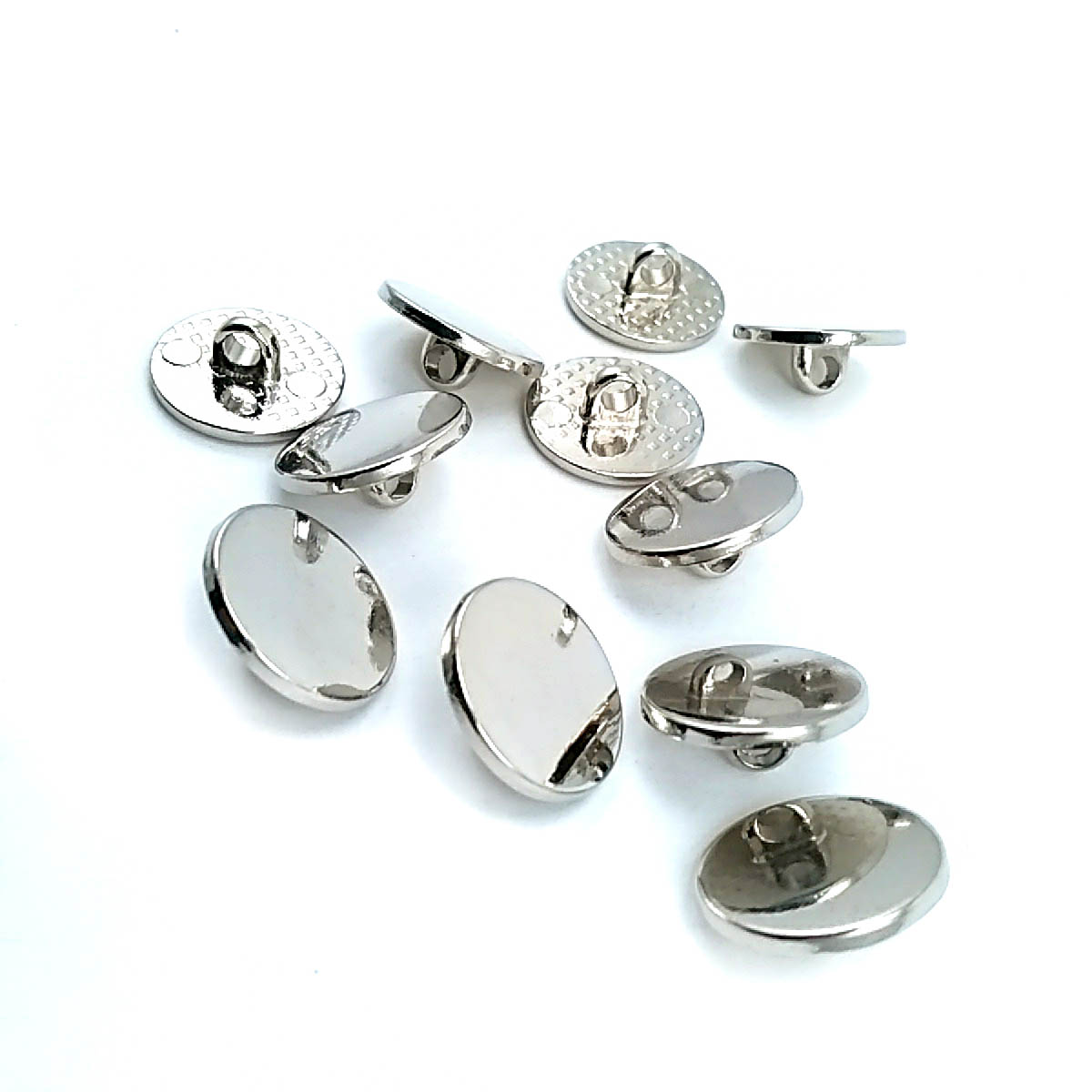 15 mm - 24 size Flat Foot Metal Button