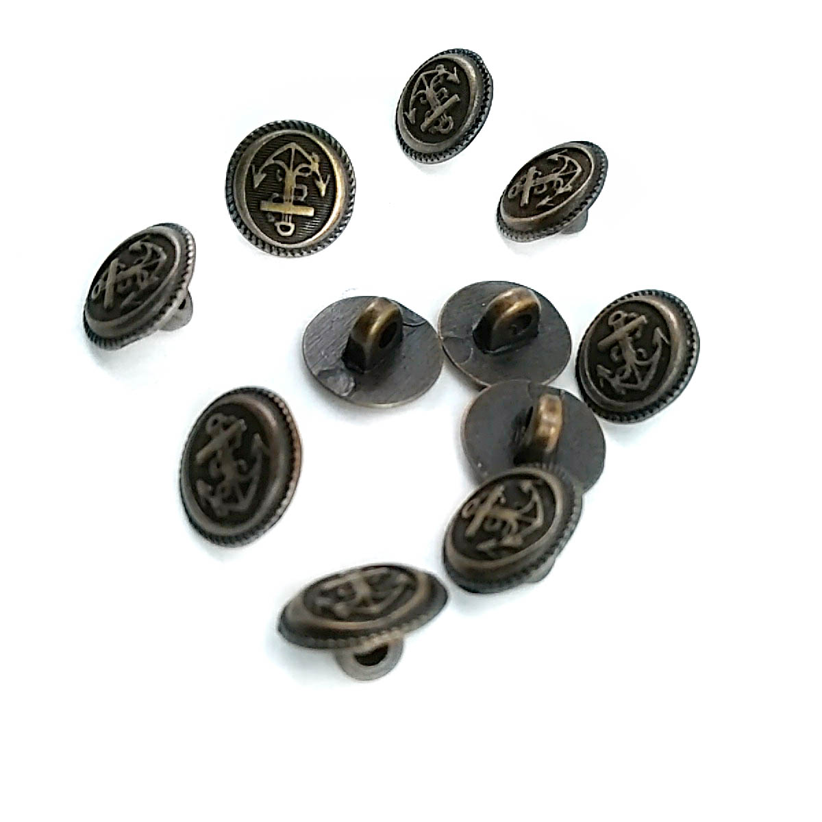 11 mm Shank Button product image 11 mm Shank Button front and detail view