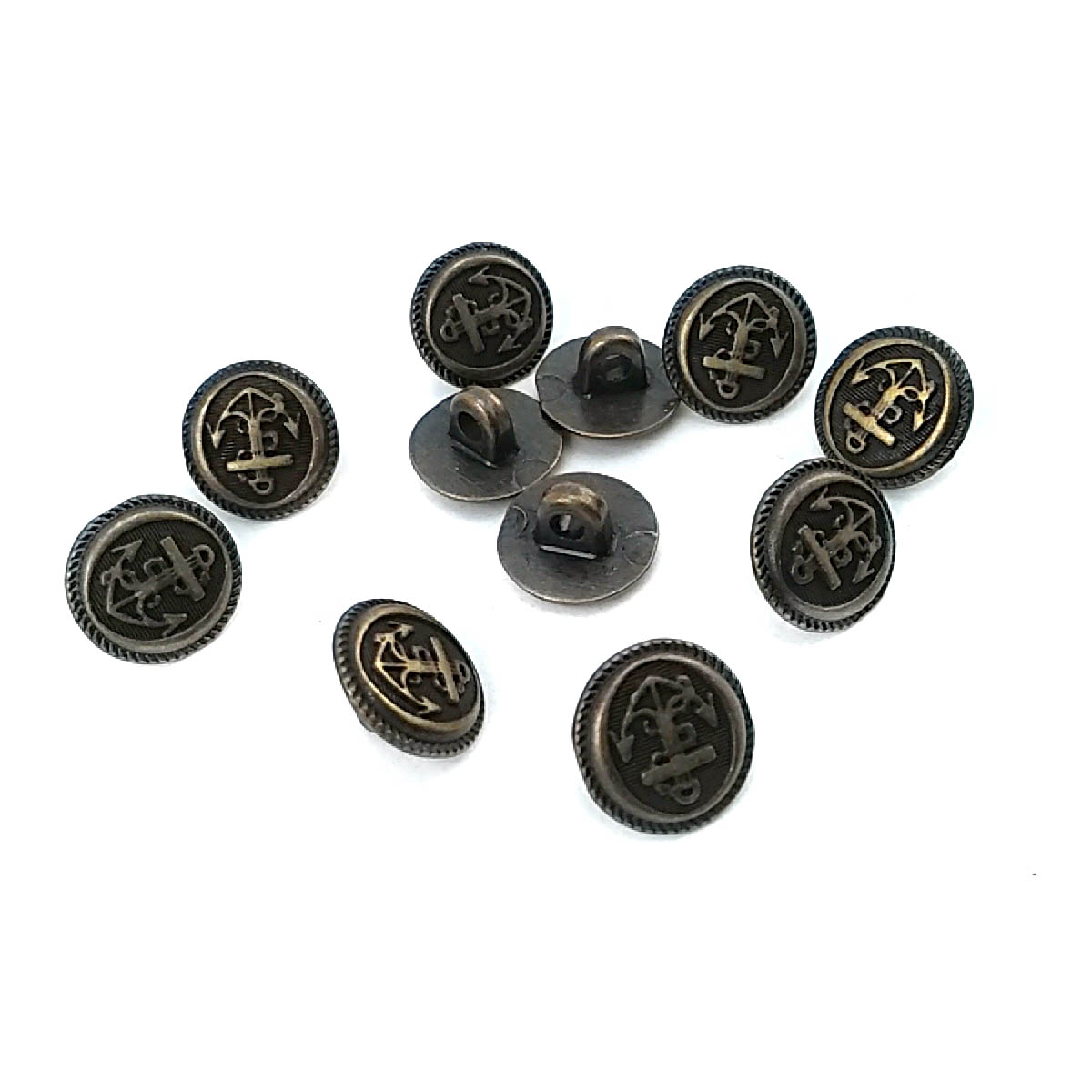 11 mm Shank Button front and detail view