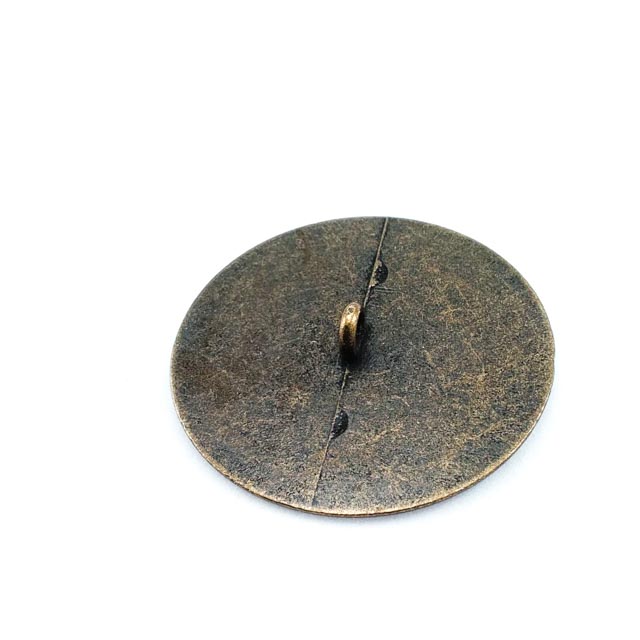 Kaban Düğmesi Cam Taşlı Ayaklı Düğme 39 mm - 64 boy  E 129