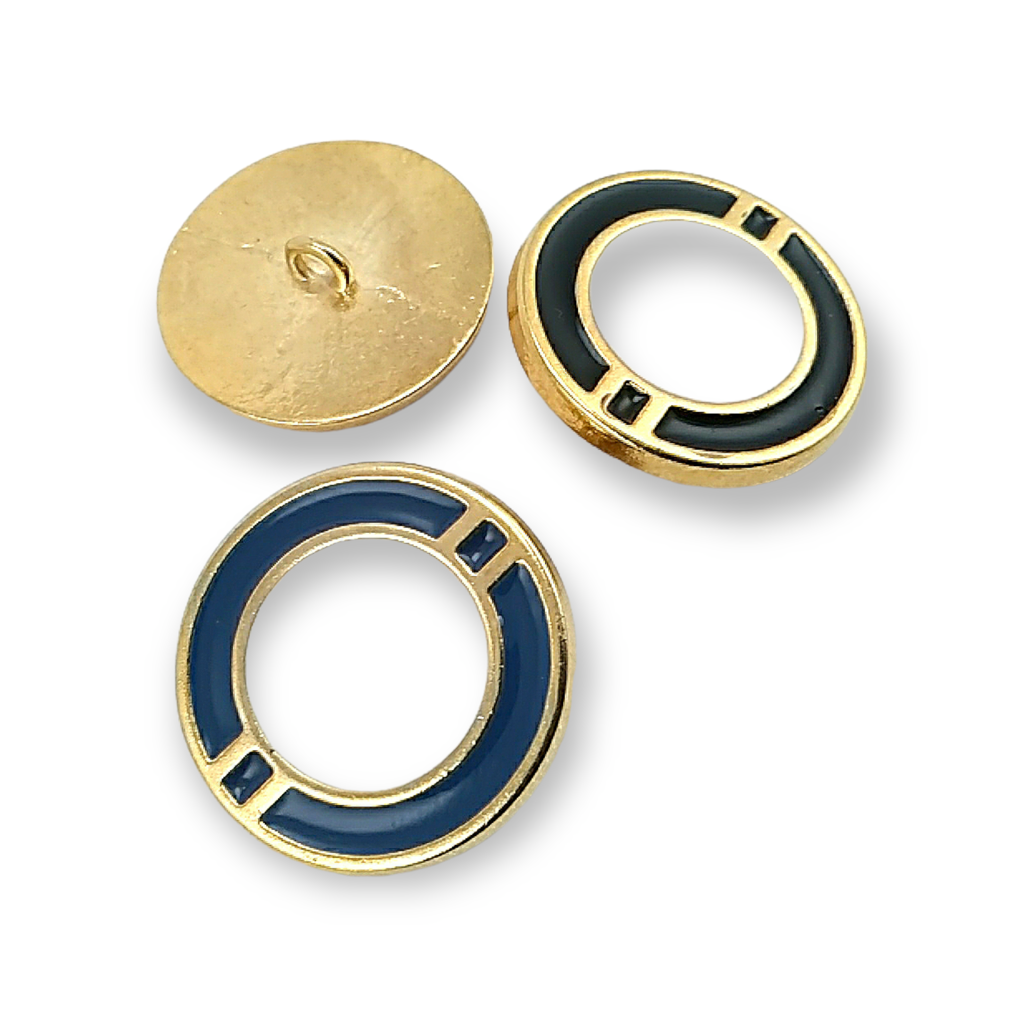 Mineli Düğme 29 mm - 46 boy Metal Ayaklı Düğme E 1290