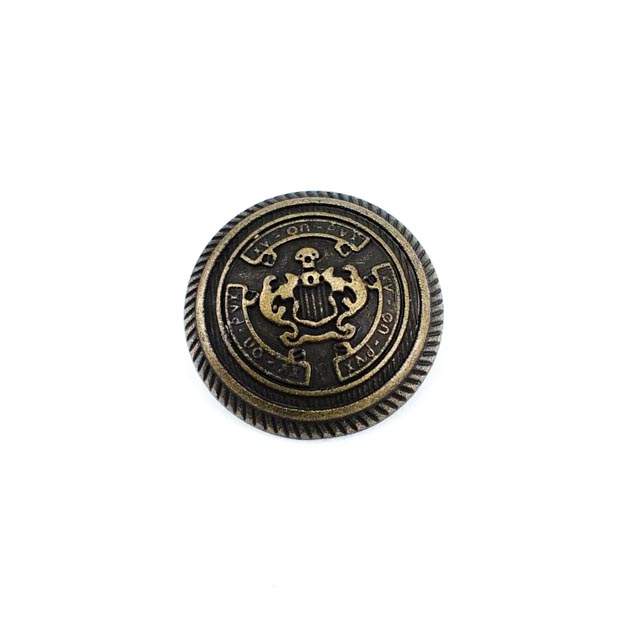 Blazer Jacket Button 23 mm - 36 L with Emblem E 1293