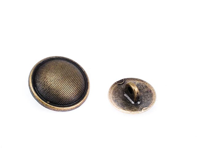 15 mm Shank Button front and detail view