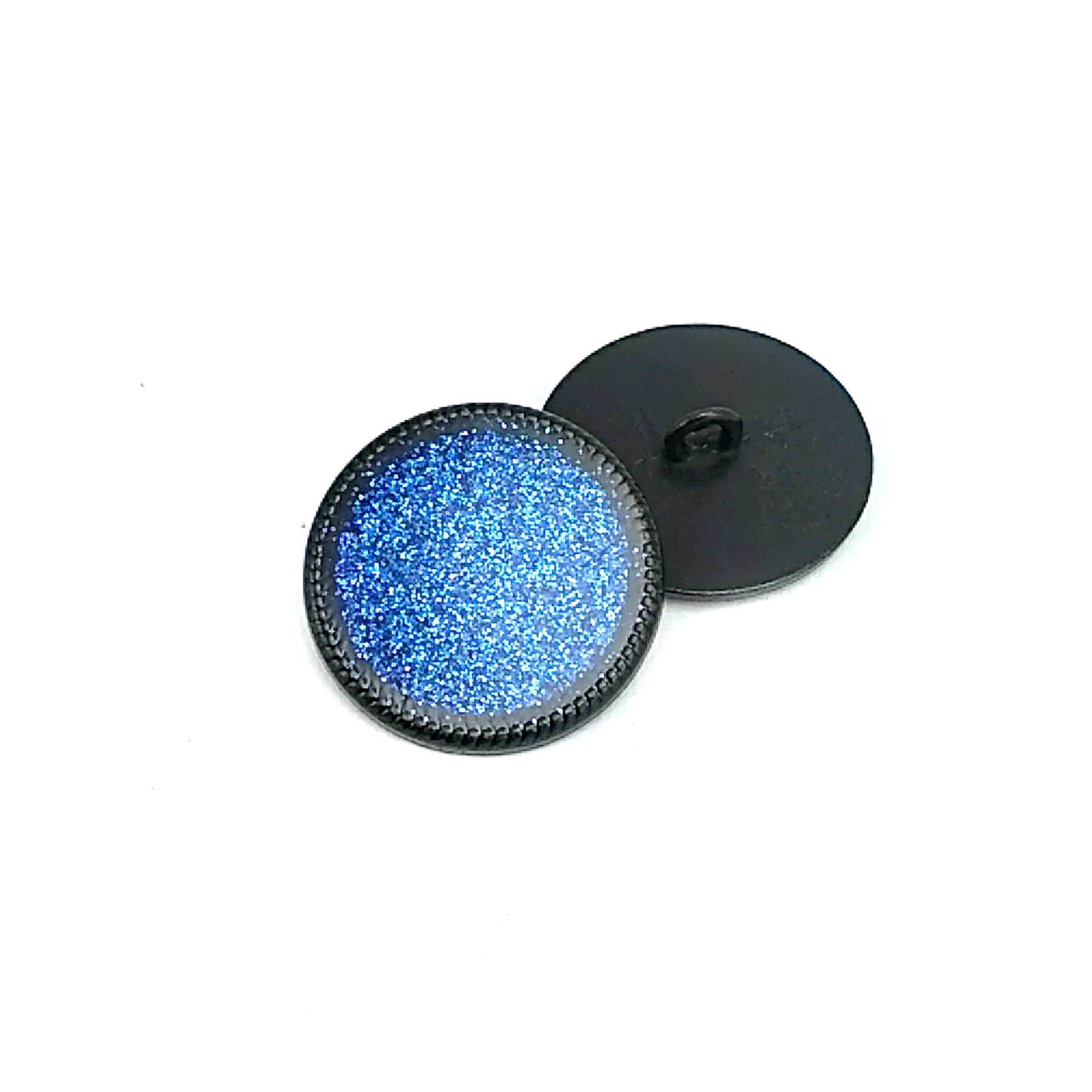 Enamel Coat and Coat Button Silvery Enamel 26 mm - 42 L  E 1313
