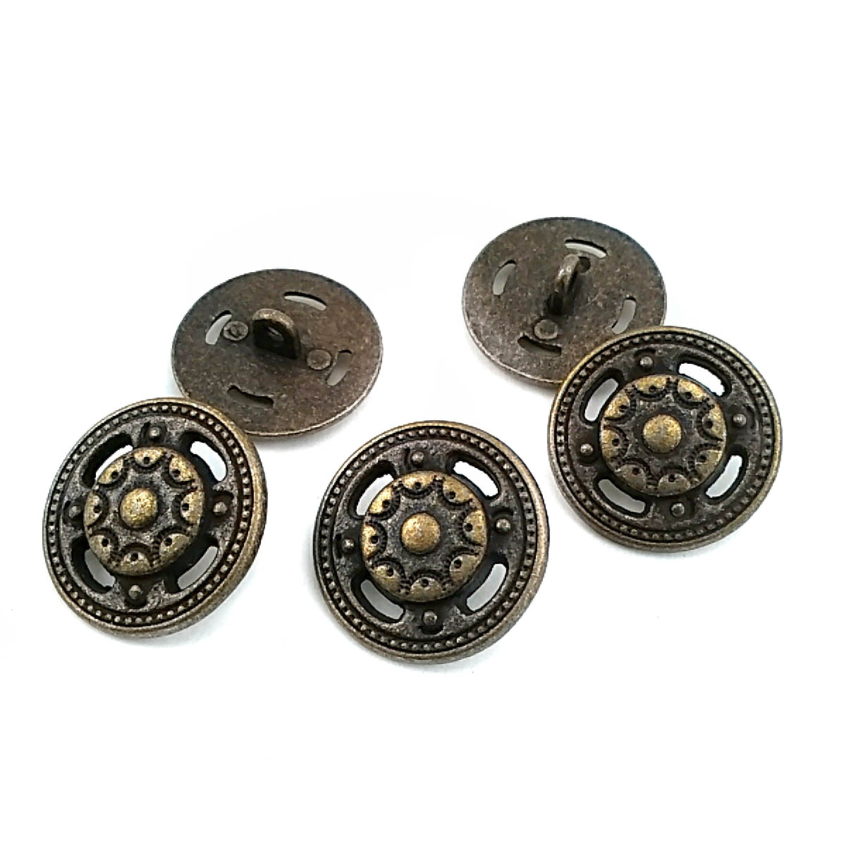 22.5 mm Shank Button front and detail view
