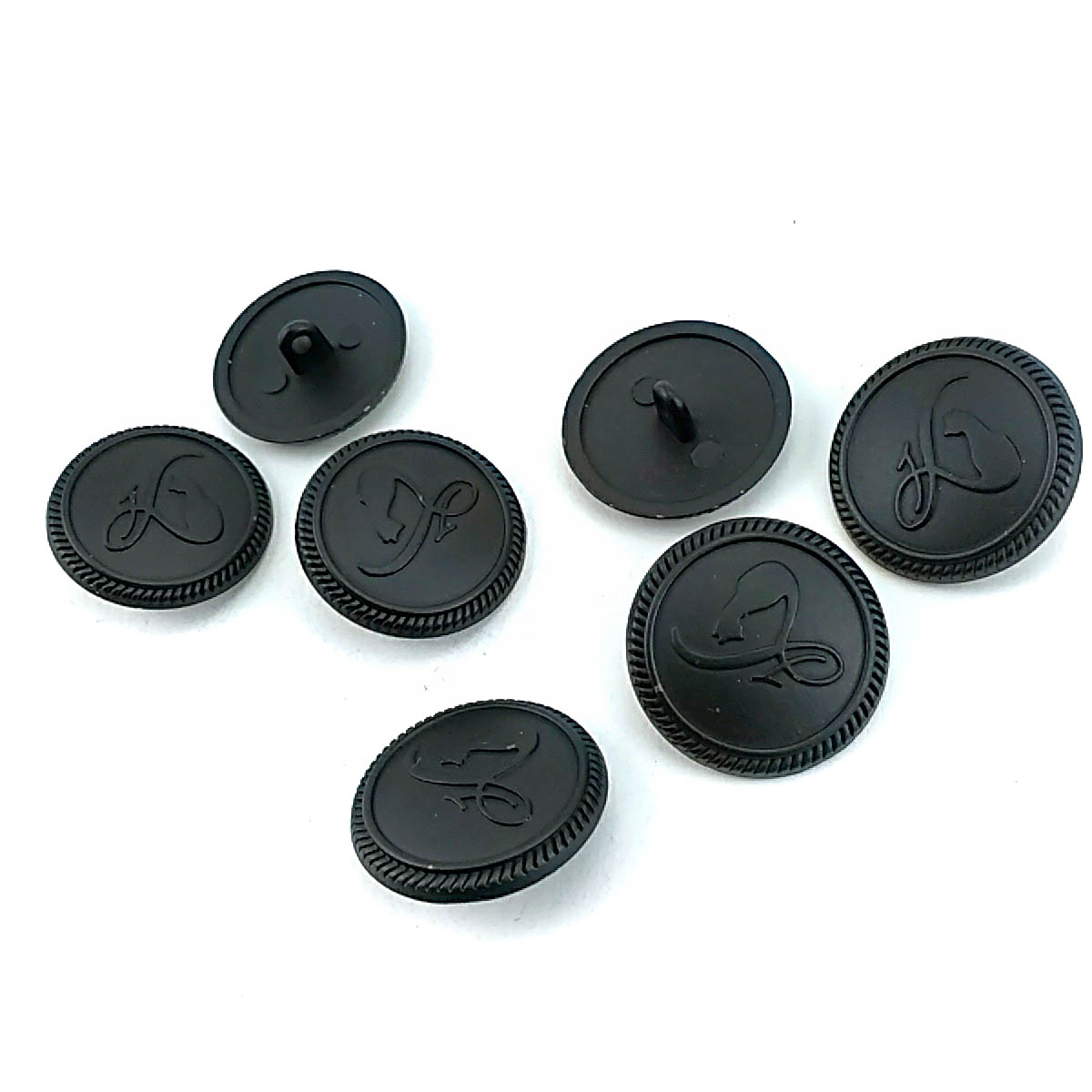 Kedi Armalı Şık Desenli Düğme  23 mm - 36 boy E 1380 MC