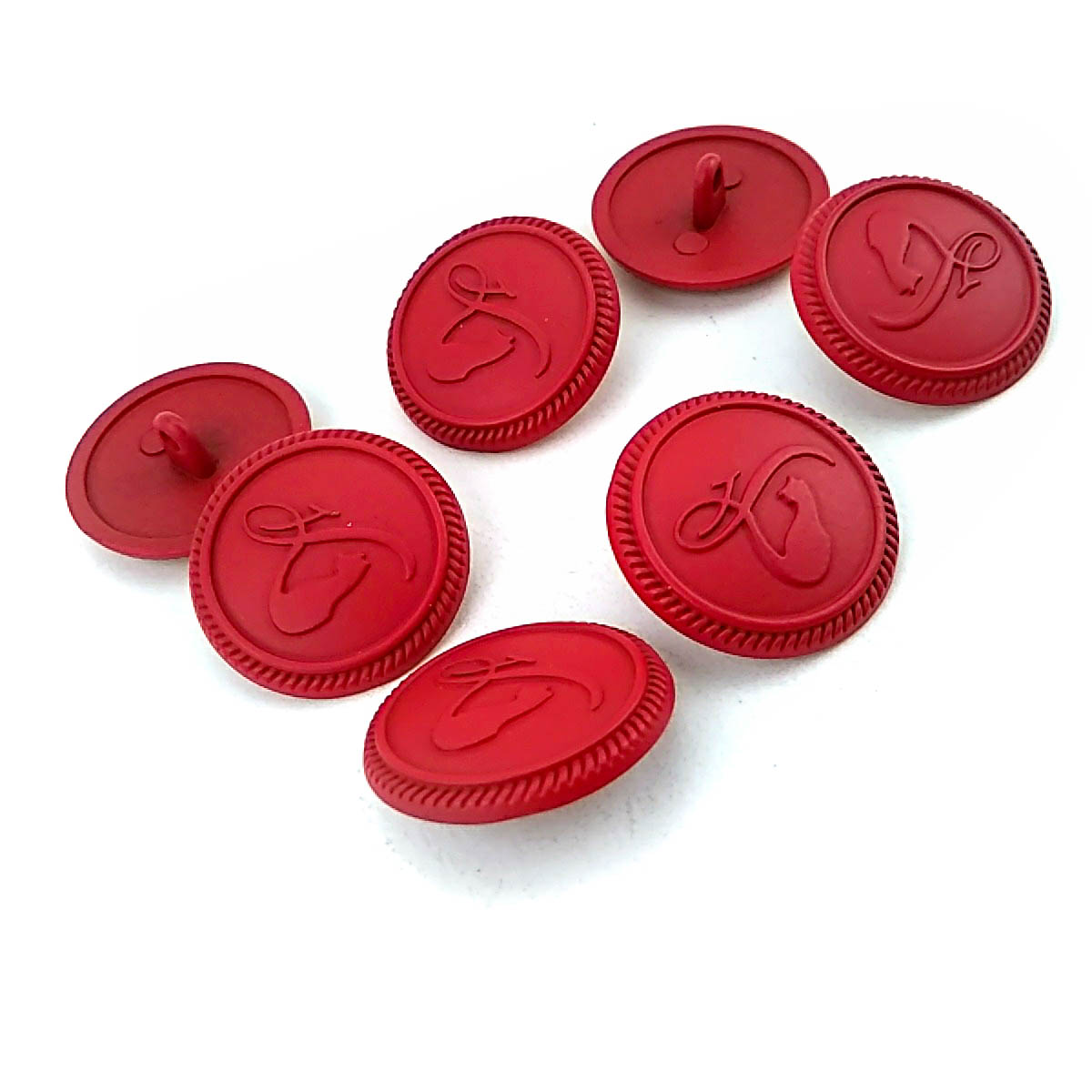 Kedi Armalı Şık Desenli Düğme  23 mm - 36 boy E 1380 MC