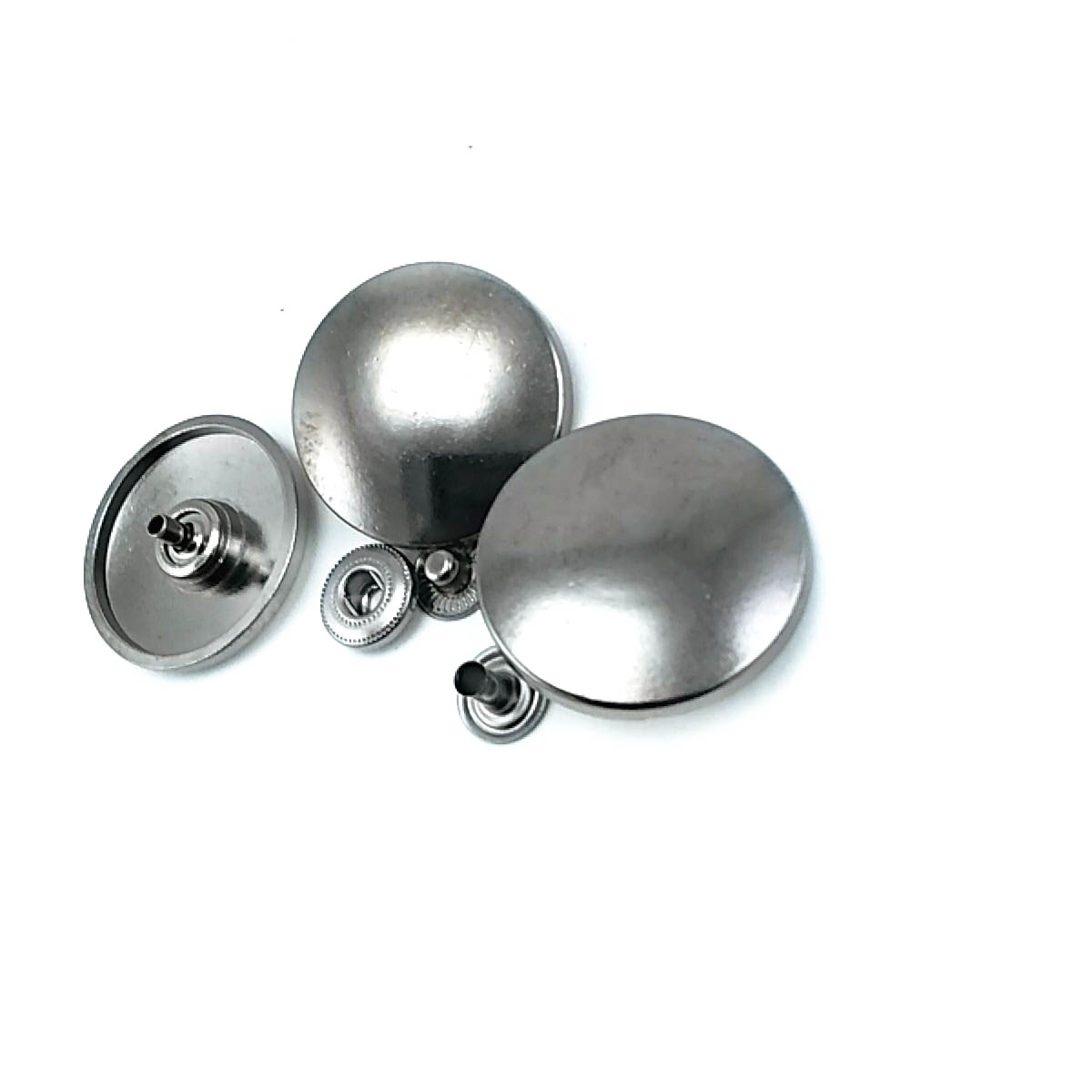 Hafif Bombeli Büyük Boy Çıtçıt Düğme 32 mm - 50 boy E 1538