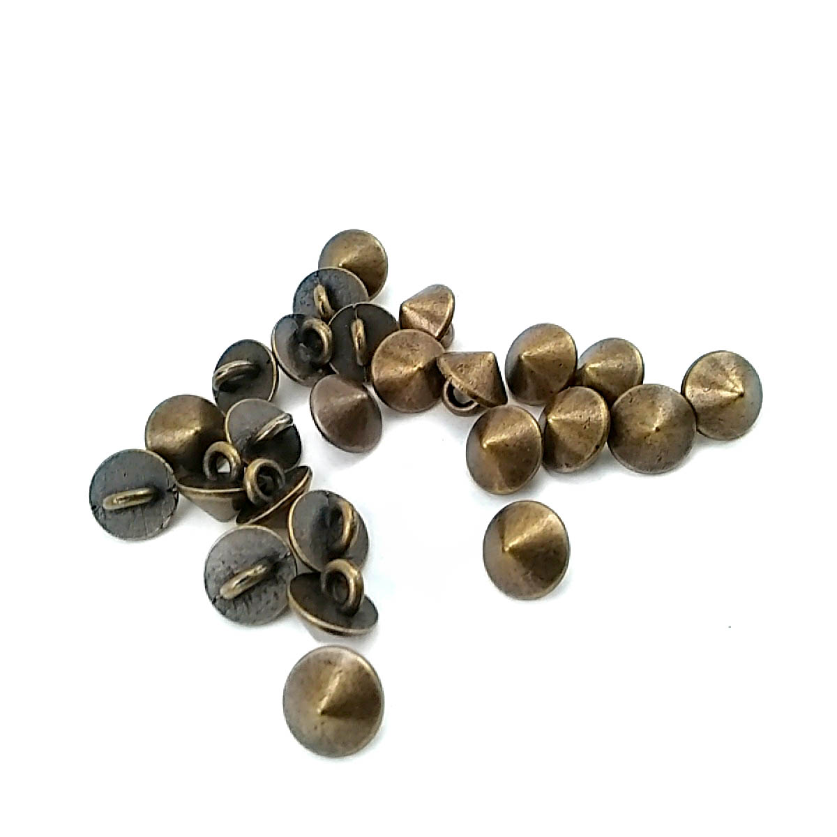9 mm Shank Button front and detail view
