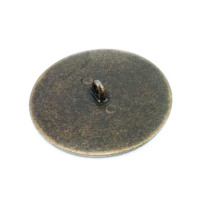 Coat and Coat Button Enameled Metal Shank Button 40 mm - 64 L E 1581