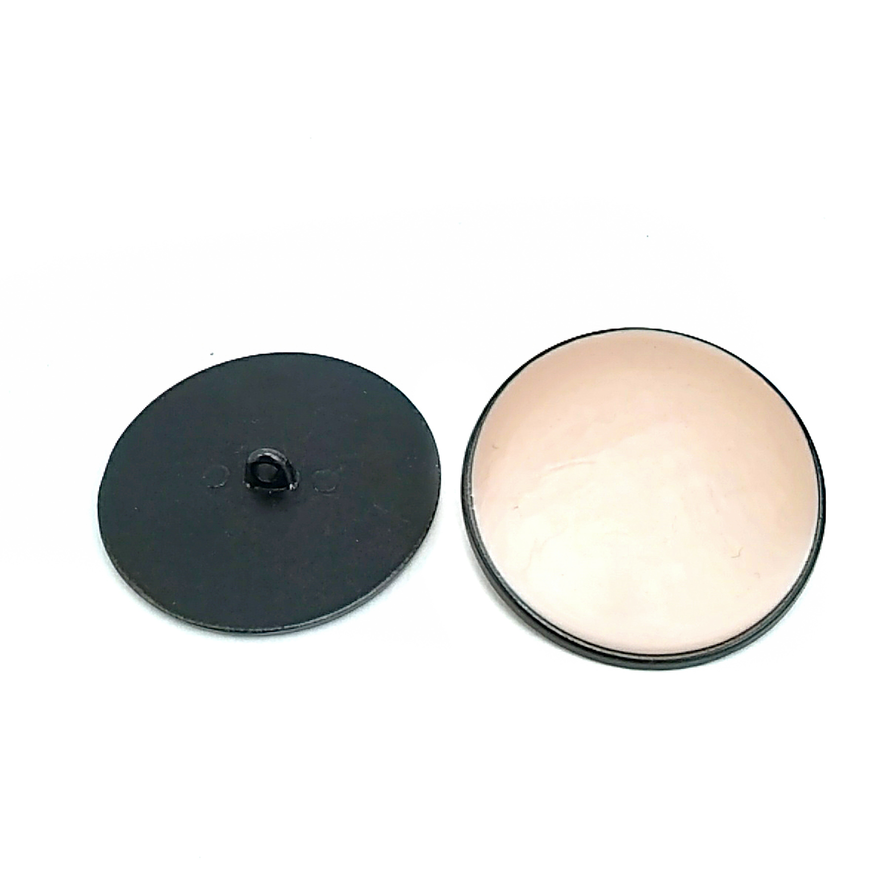 Coat and Coat Button Enameled Metal Shank Button 40 mm - 64 L E 1581